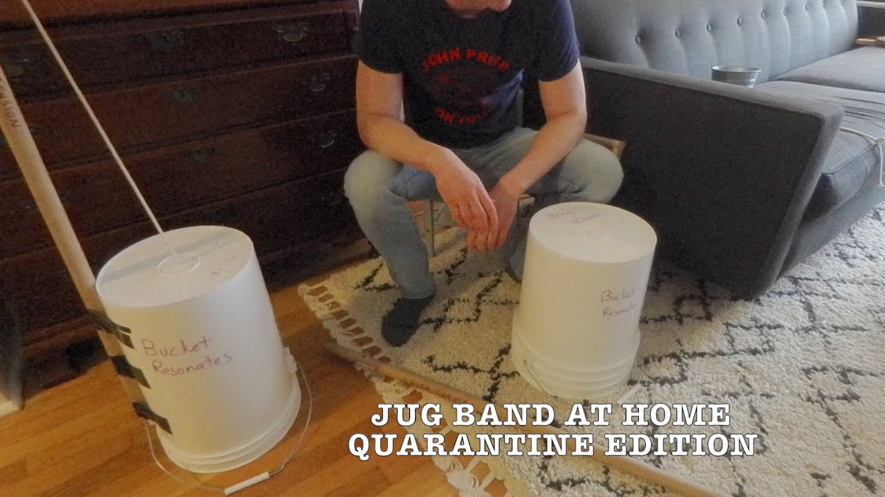Build A Bucket Bass in 5 Minutes - Jug Band at Home (Quarantine Edition)