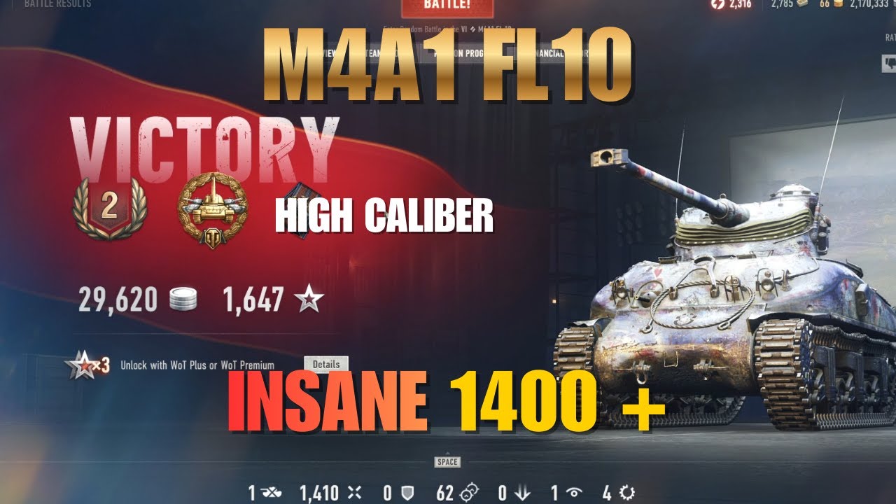 This M4A1 FL 10 Went CRAZY 😱 1400+ Damage & High Caliber Medal!