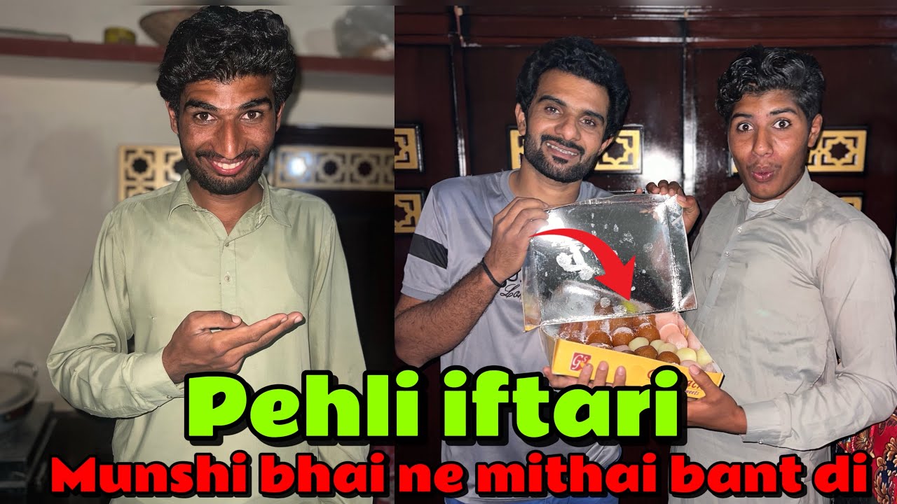 Munshi bhai ne mithai bant di first iftari sultan s family 