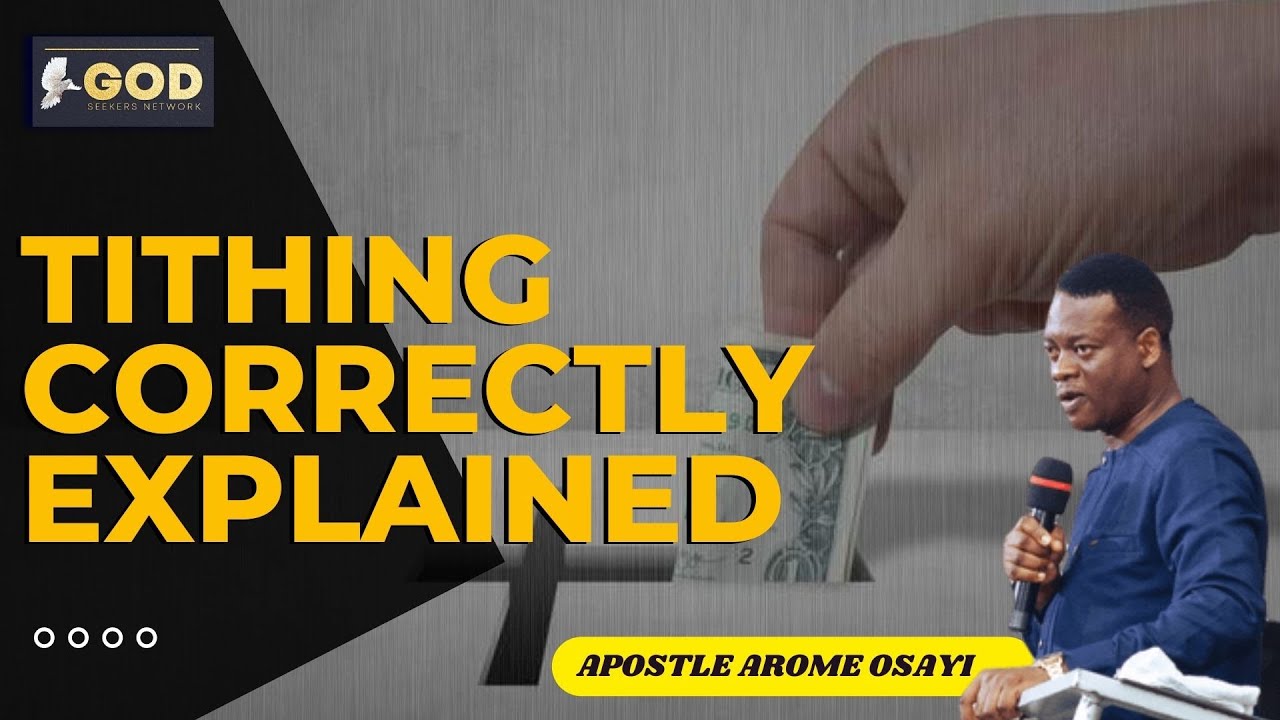 Apostle Arome Osayi – Tithing Explained Correctly || Truth for Freedom