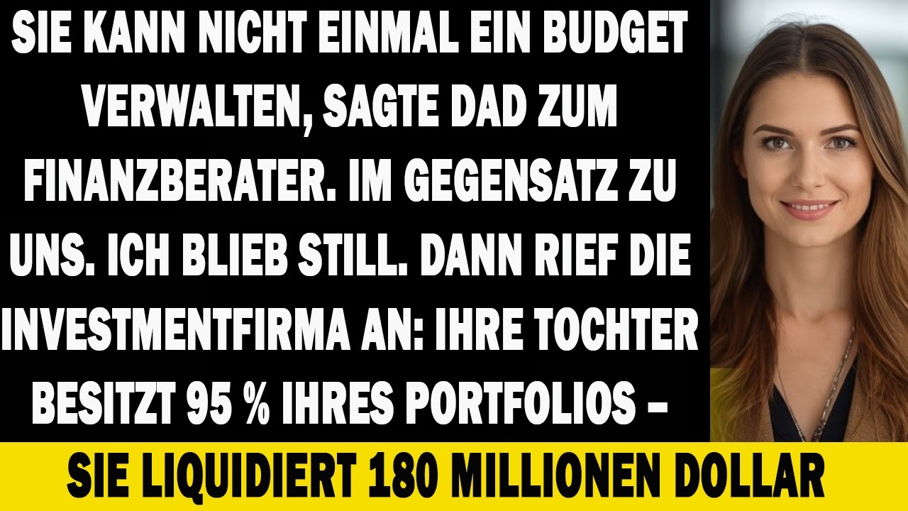 FAMILIE SAGTE, ICH KANN NICHT MIT GELD UMGEHEN... ICH KONTROLLIERE IHR PORTFOLIO KOMPLETT!!