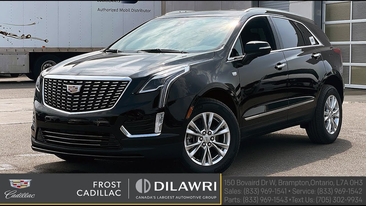 2025 Cadillac XT5 Luxury Engine block heater Stellar Black Metallic now at Frost Stock 5463