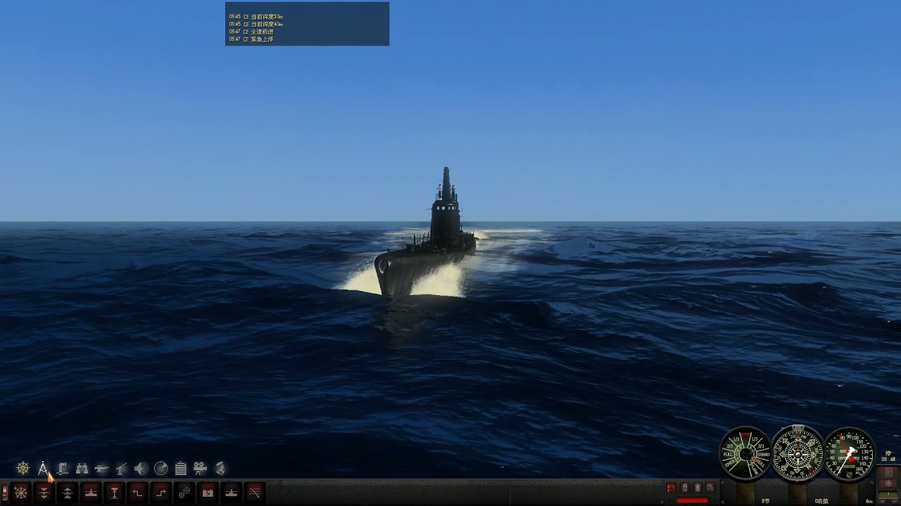 【欧战天空】猎杀潜航4盟军潜艇战第一期 偷袭横须贺击沉古鹰级重巡洋舰