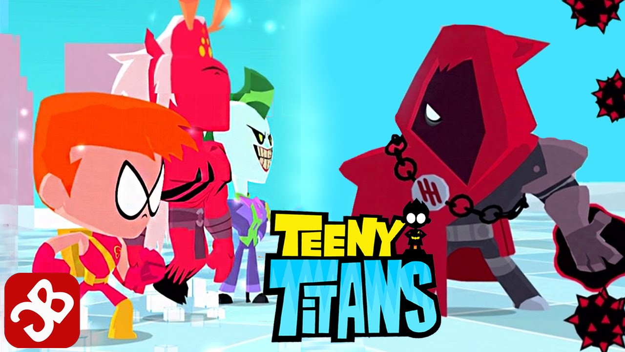 Teeny Titans - Joker, Trigon & Speedy VS The Hooded Hood - iOS / Android - Gameplay Video