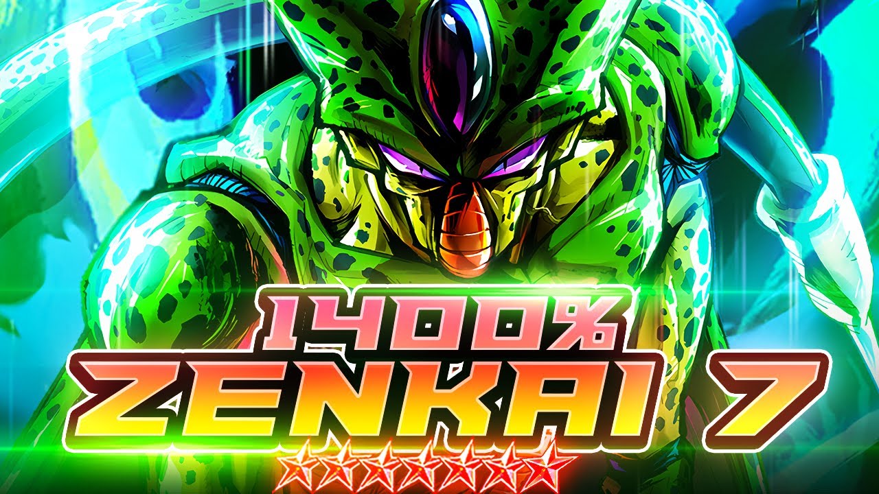 Z7, 1400%, 14* 1ST FORM CELL CAN DEAL DAMAGE BUT THAT'S ABOUT IT!  | Dragon Ball Legends