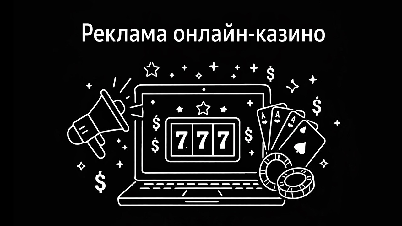 Реклама онлайн-казино она везде!