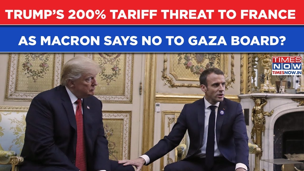 Macron Vs Trump: US Prez’s 200% Tariff Threat As France Says No To Gaza Board Amid Greenland Row?
