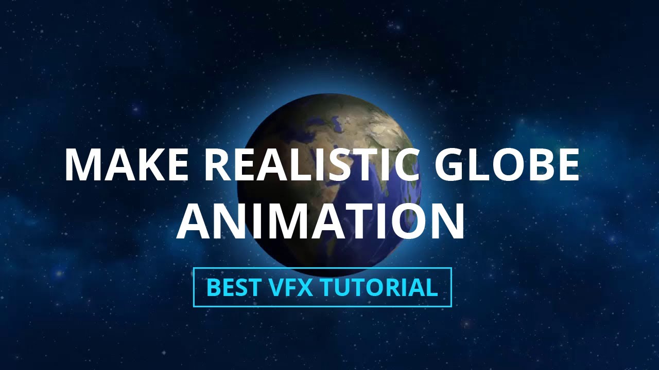 How to Create Spinning 3d Globe in After Effects | Make 3d Earth Animation | After effects tutorial