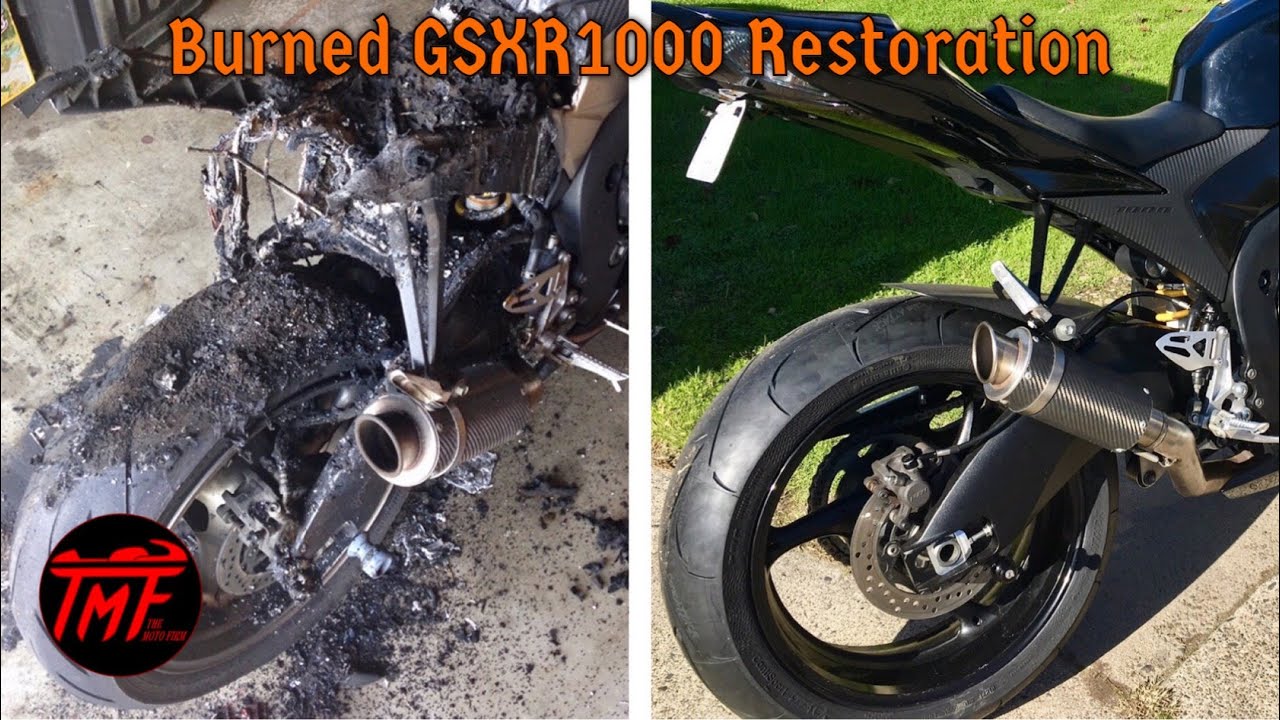 Burned alive: Restoring a gsxr1000