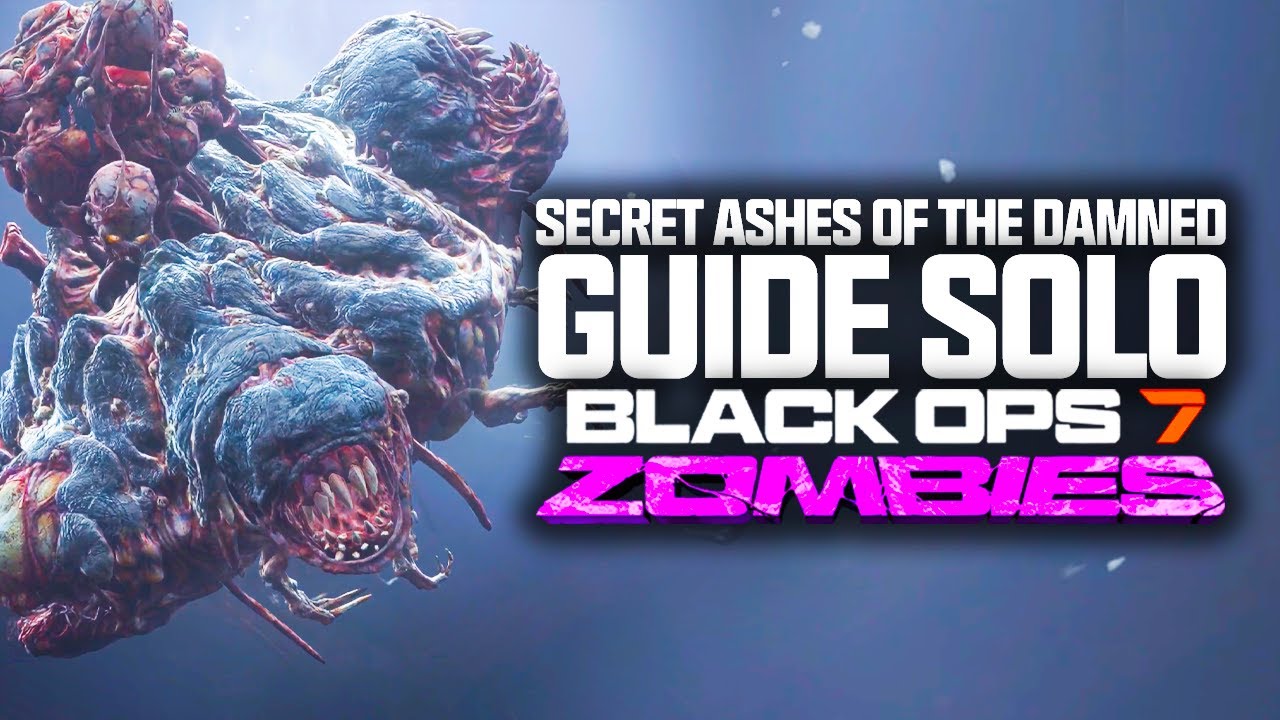 Faire le SECRET de ASHES OF THE DAMNED en SOLO sur BLACK OPS 7 ZOMBIES (Explication pas à pas)