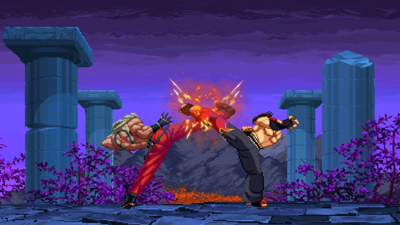 Jin Kazama Vs Omega Rugal (100% Power) - Tekken X The King of Fighters - SNK X NAMCO [PotS MUGEN]