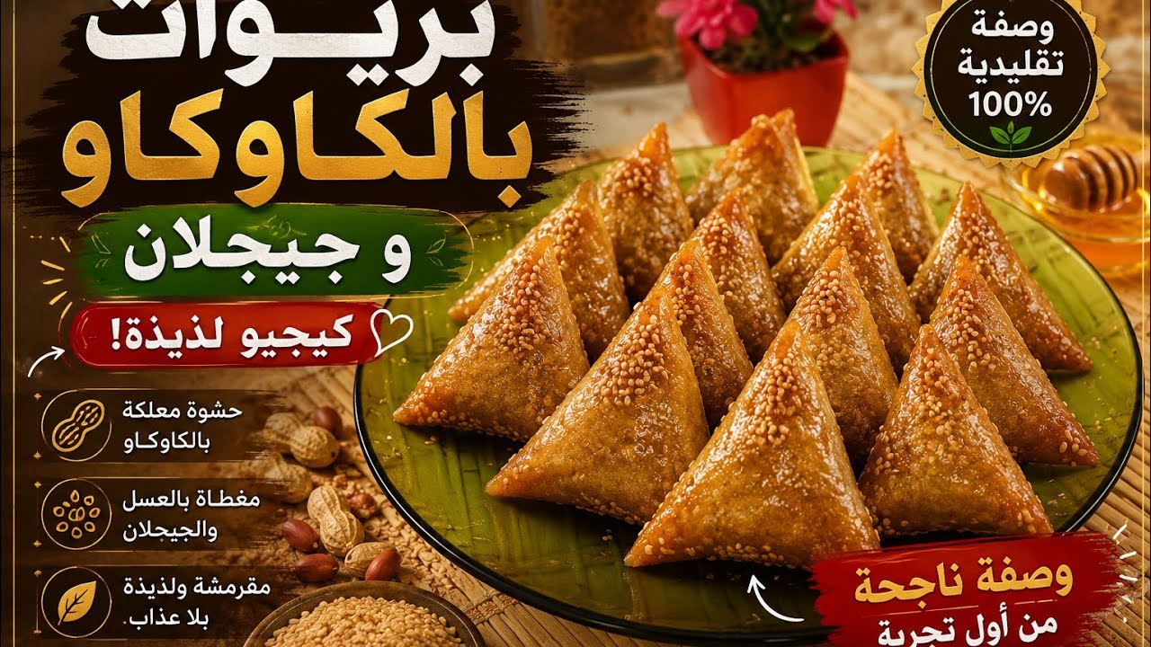 بريوات بالكاوكاو وجيجلان كيجيو لذيذه 