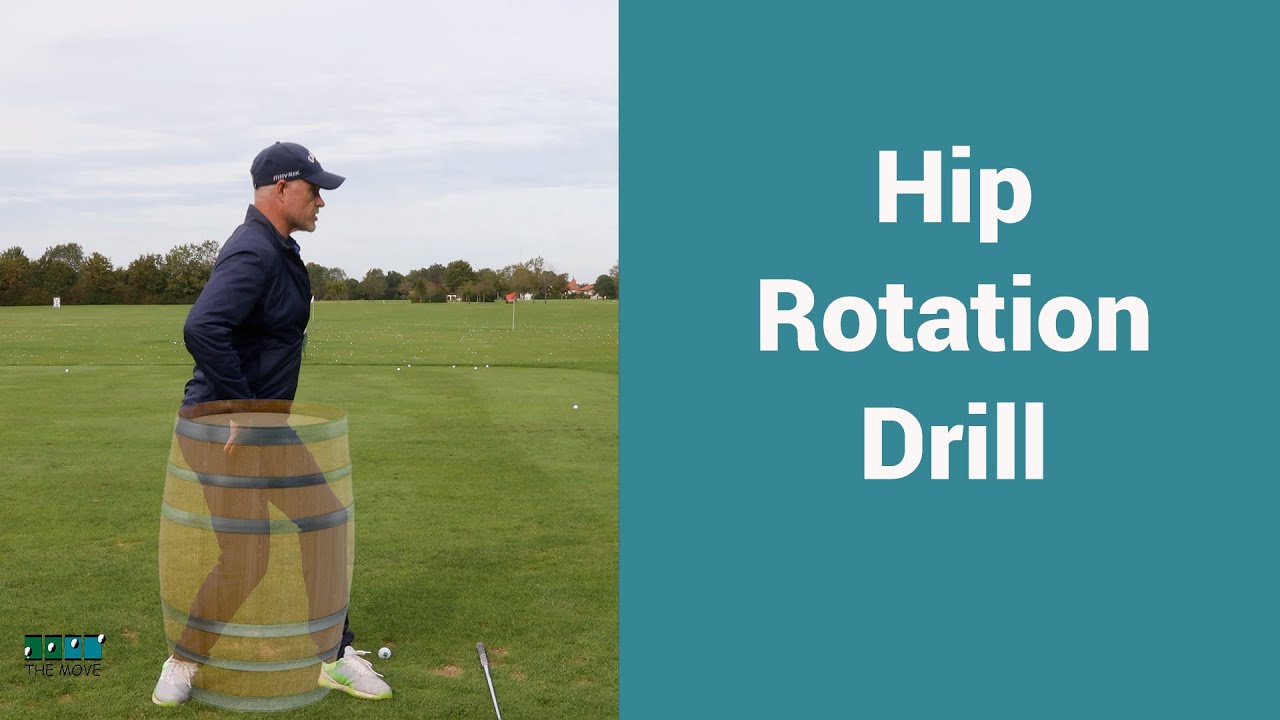 A new hip drill for a the modern golf swing