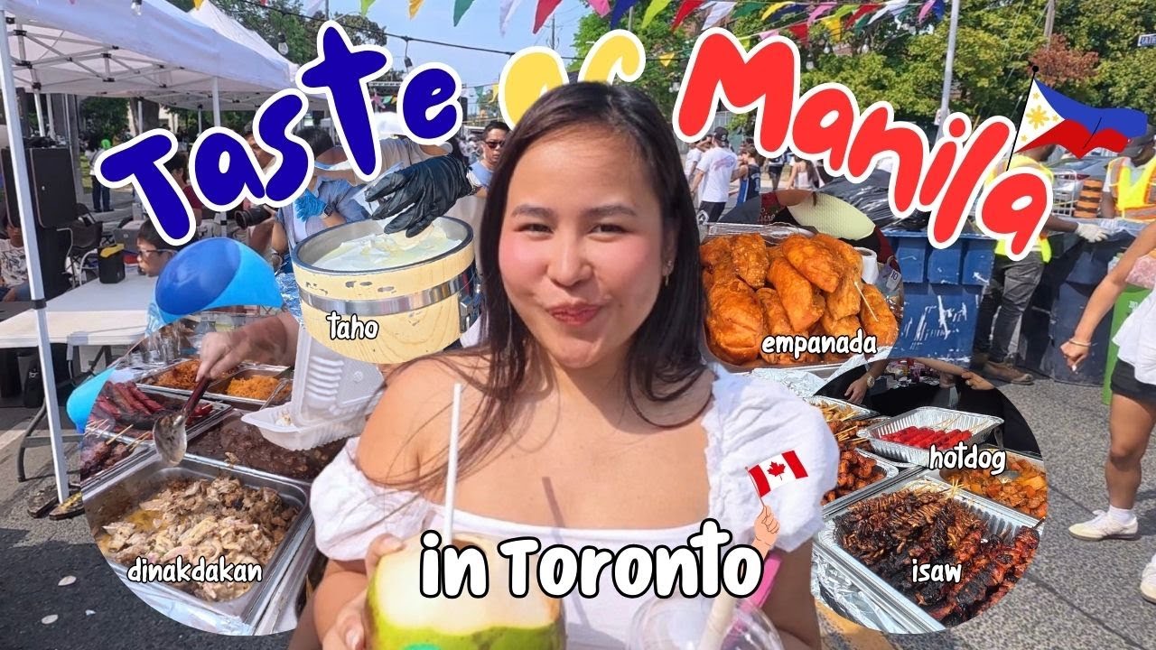 Taste of Manila sa Canada 🇨🇦 | Pinoy Street Food Festival in Toronto 2025 🍢🍧 | Milleyjn Aira