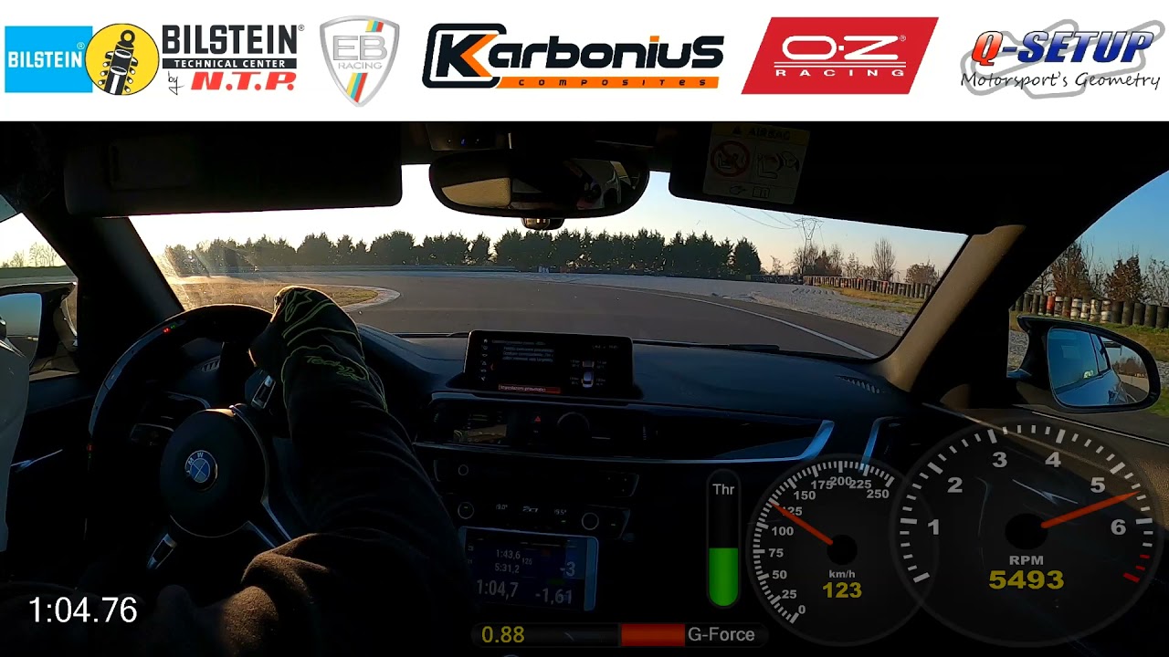 BMW M2 Competition F87N OnBoard-Cremona Circuit new layout 2021 1:41.55