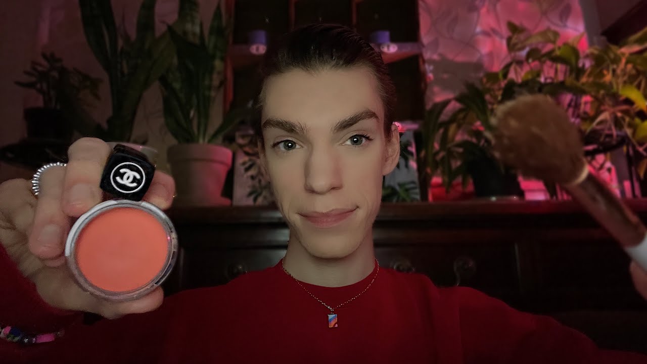 ASMR Best Friend Does Your Makeup 💖 * close up personal attention triggers *