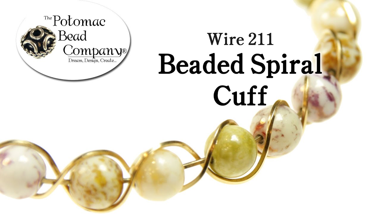 Make a Beaded Spiral Cuff Bracelet
