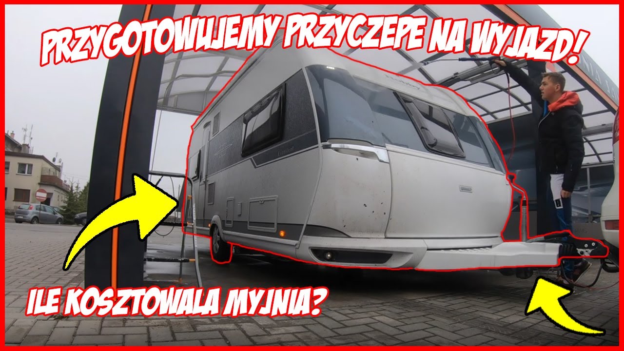 PRZYGOTOWUJEMY PRZYCZEPĘ NA WYJAZD! ILE KOSZTUJE UMYCIE PRZYCZEPY NA MYJNI? | VLOG #41
