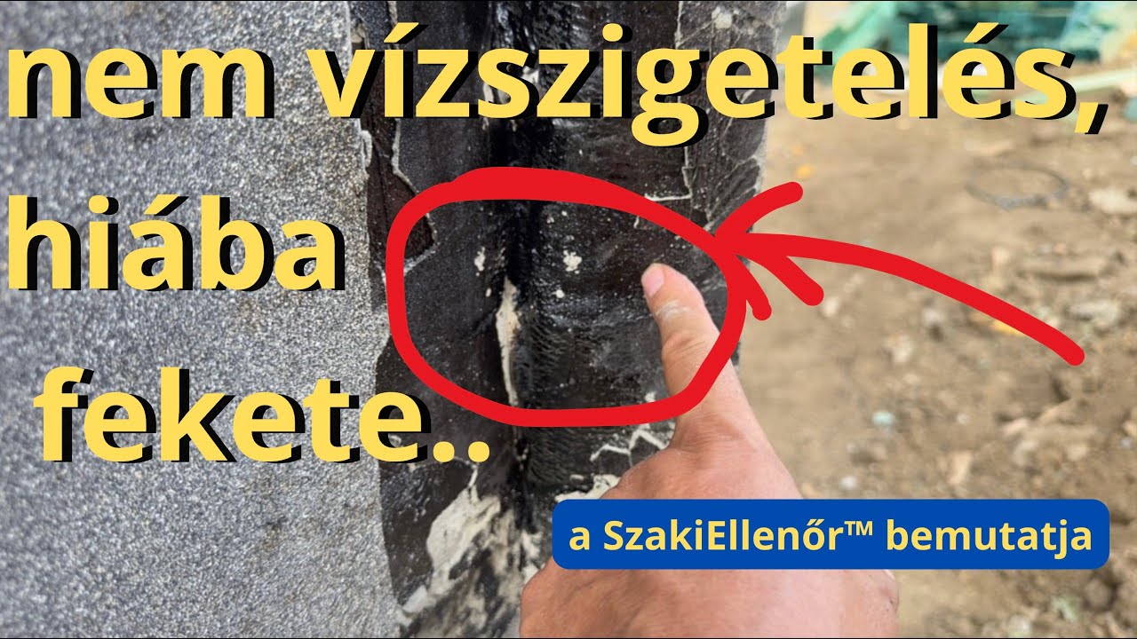 Szigetelést jól, vagy sehogy, pláne víz ellen. Az most nem sikerült, lehet újrázni. Megéri?