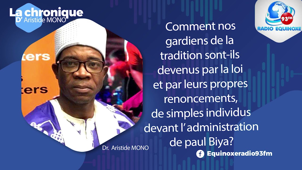 CHRONIQUE ARISTIDE MONO DU MARDI 17 MARS 2026 - EQUINOXE TV