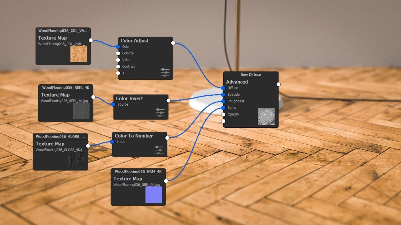 How to use Poliigon maps to create materials in KeyShot 7 Pro