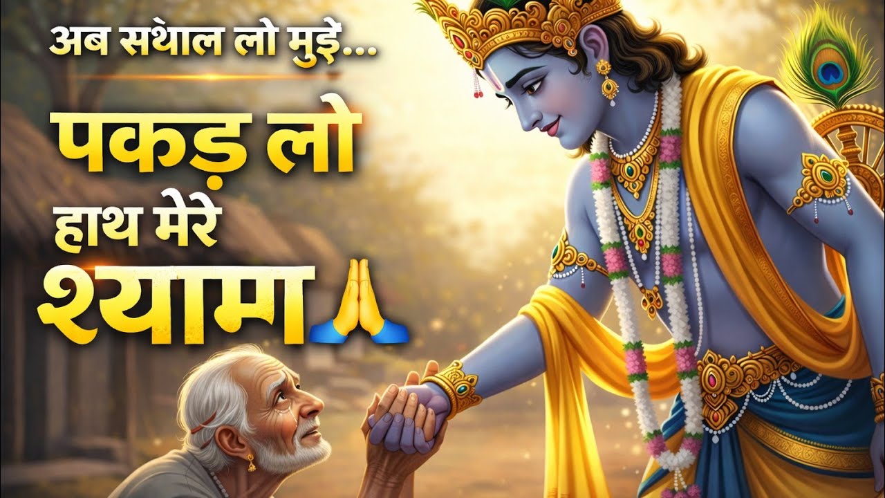 “पकड़ लो हाथ मेरे श्याम | रोते भक्त की पुकार सुनते हैं कृष्ण | Heart Touching Krishna Bhajan”🥺🙏