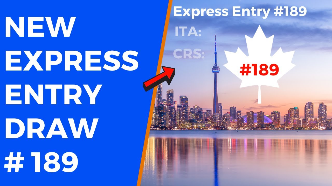 New Express Entry Draw 189 | CRS cut-off drops for PNP draw 189