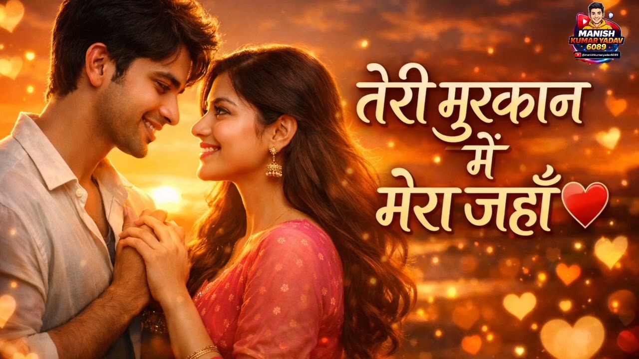 तेरी मुस्कान में मेरा जहाँ ❤️ | New Hindi Romantic Love Song 2026 | Heart Touching Song