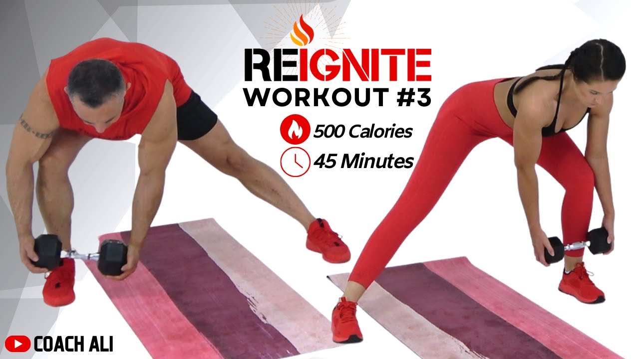 🔴 Reignite Series #3 Summer Body Dumbbell Workout At Home | Legs & Glutes Day | Coach Ali