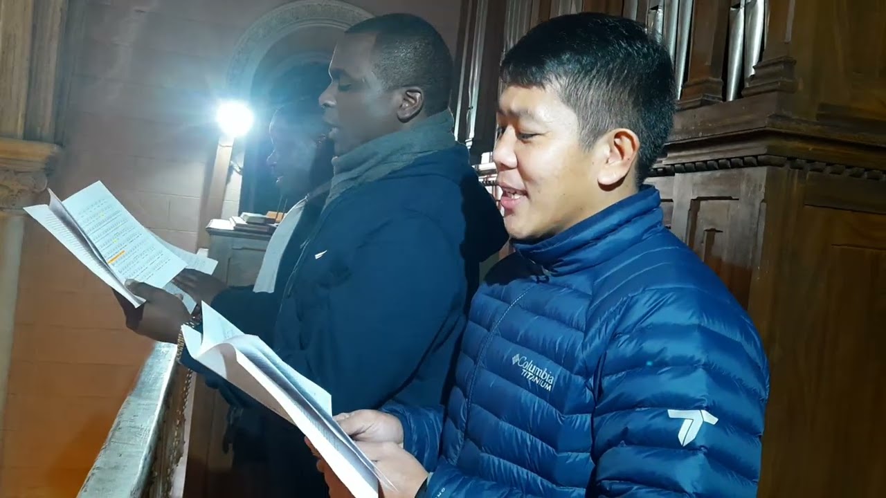 CHRISTMAS NOVENA PRAYER IN CHANT AT SALESIANS RATISBONNE COMMUNITY, JERUSALEM - ISRAEL / 22 DEC 2022