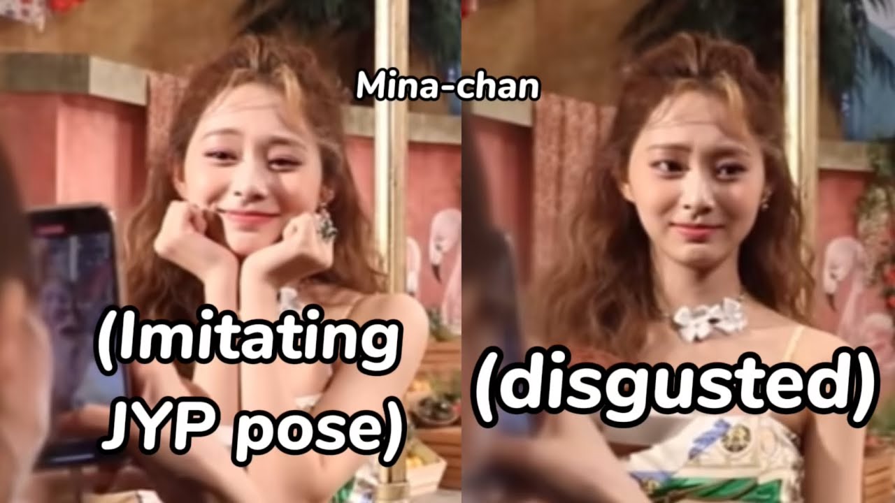 tzuyu being *so done* with her unnies for forcing her to do it&hellip;