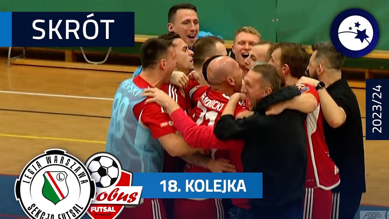 Legia Warszawa - Eurobus Przemyśl 4:5 | SKRÓT | 18. kolejka (2023/24)