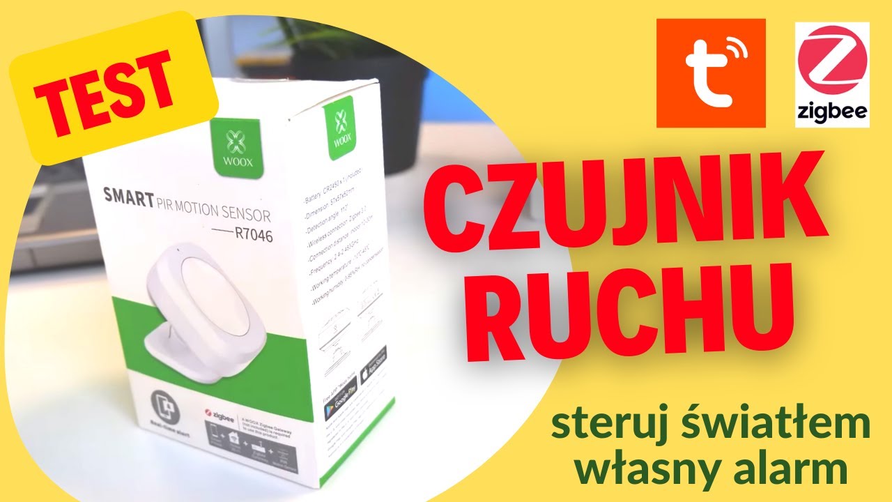 Czujnik ruchu smart PIR Tuya Smartlife - WooX