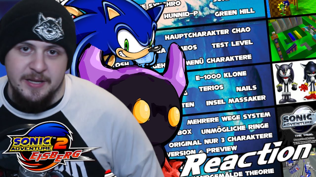 Ich REAGIERE auf @dreeddoes 's Sonic Adventure 2 EISBERG​