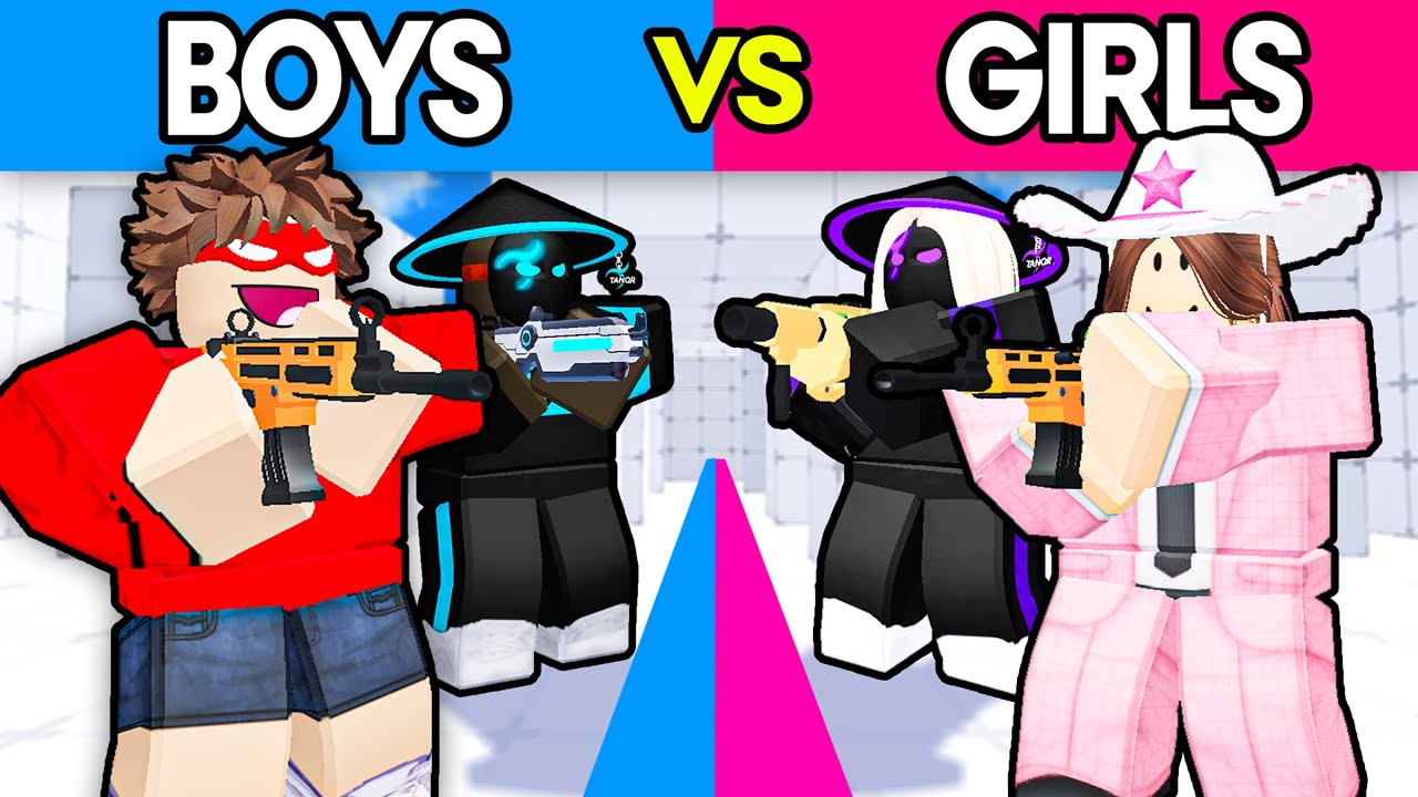 BOYS vs GIRLS in RIVALS!