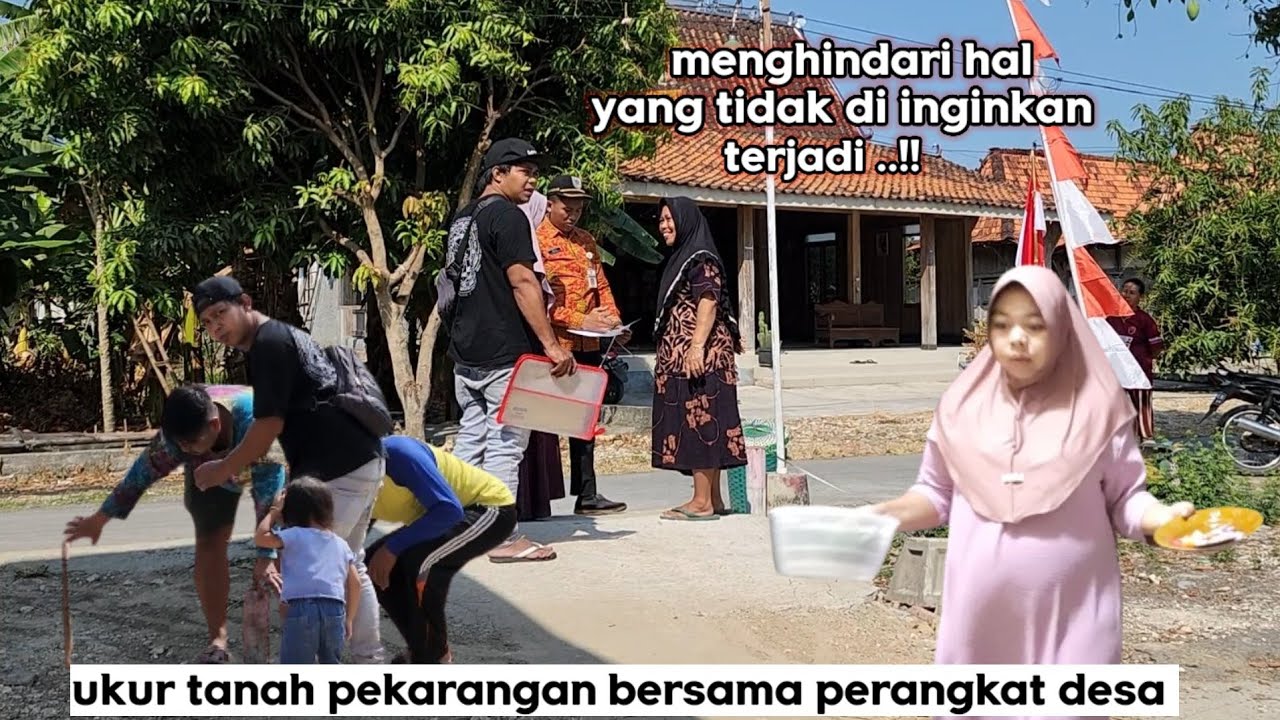 ukur tanah pekarangan - Menghindari hal yang tidak di inginkan terjadi