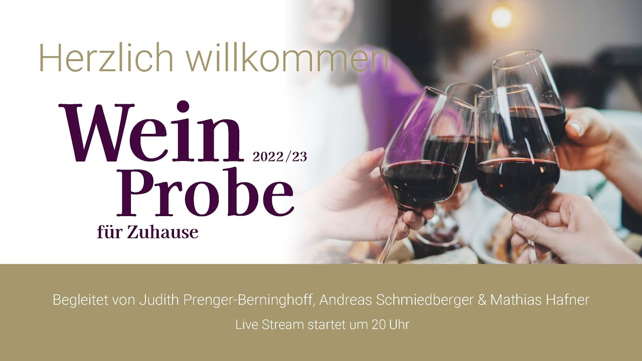 Digitale Weinprobe für Zuhause 2022