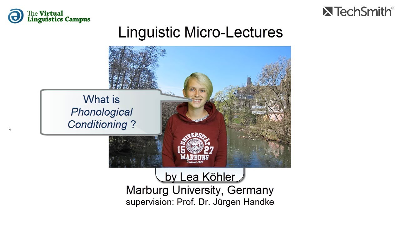 MOR_023 - Linguistic Micro-Lectures: Phonological Conditioning