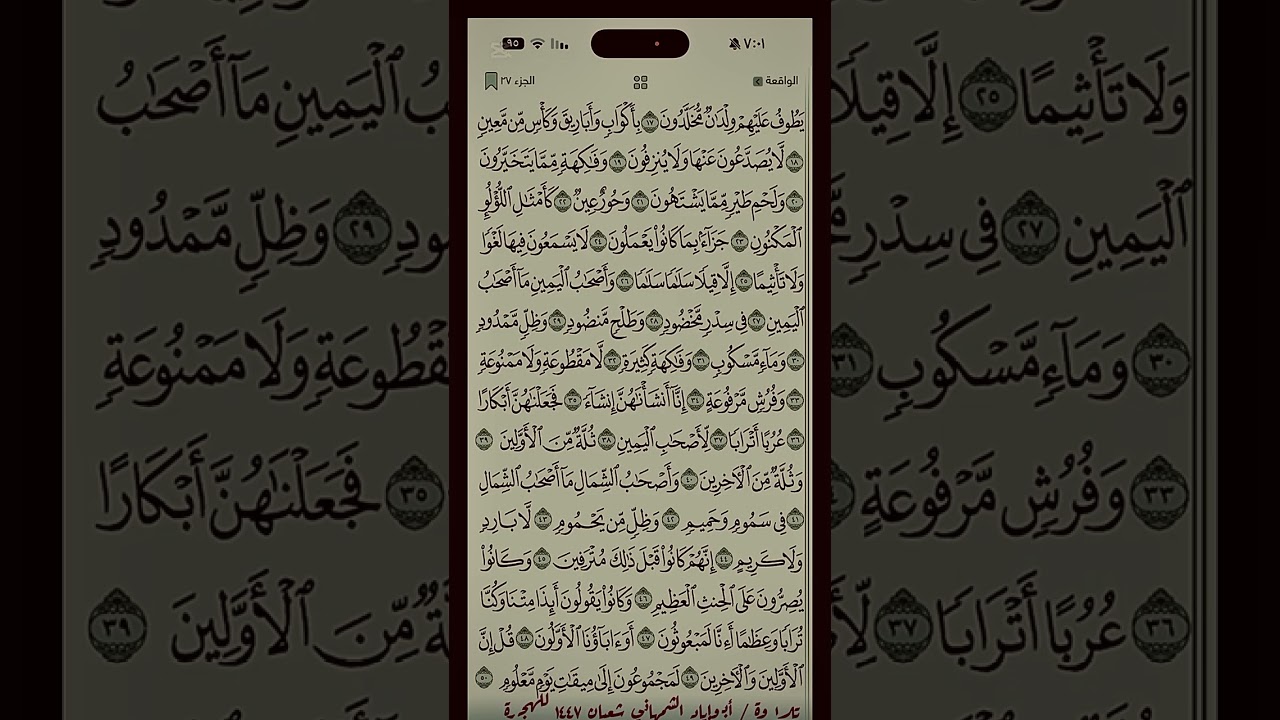 #سورة_الواقعة #أبوإيادالشمهاني #القرآن_الكريم #اللهم_رضاك_والجنة#تلاوة_مرتلة_خاشعة #شعبان_١٤٤٧للهجرة