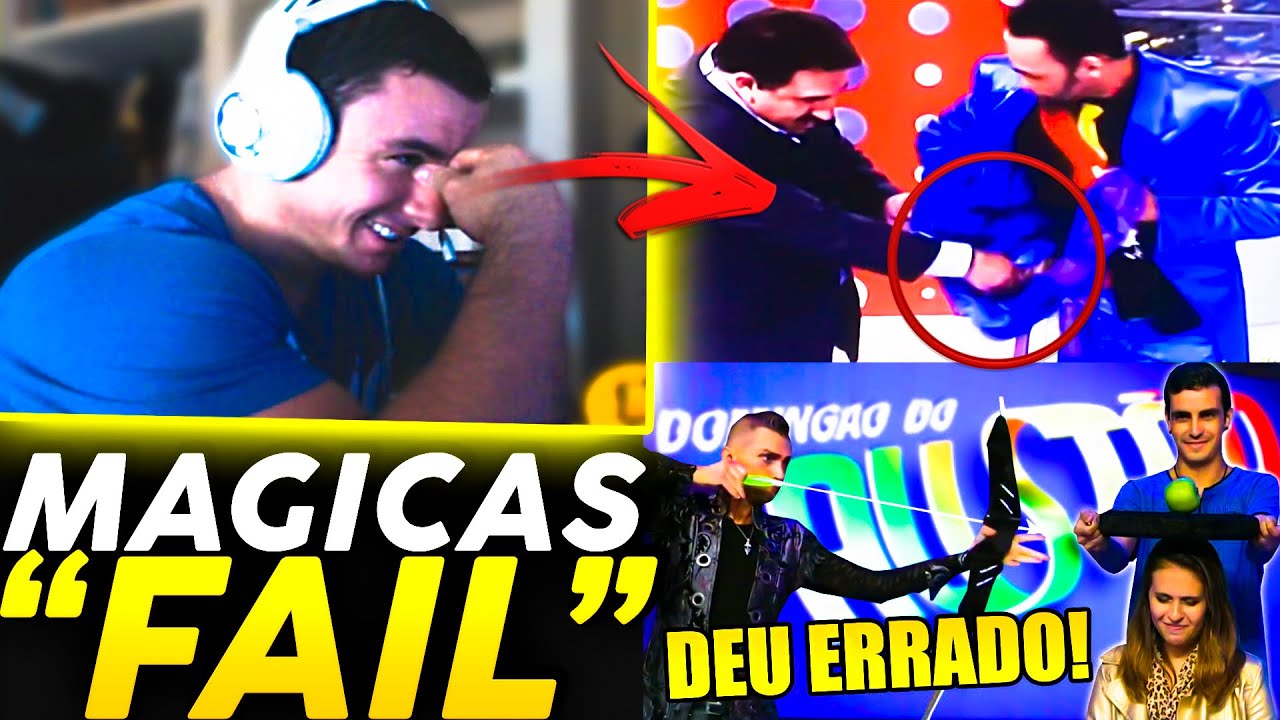 SUPER XANDÃO REAGINDO A MÁGICAS que DERAM ERRADO na TV - Canal 90