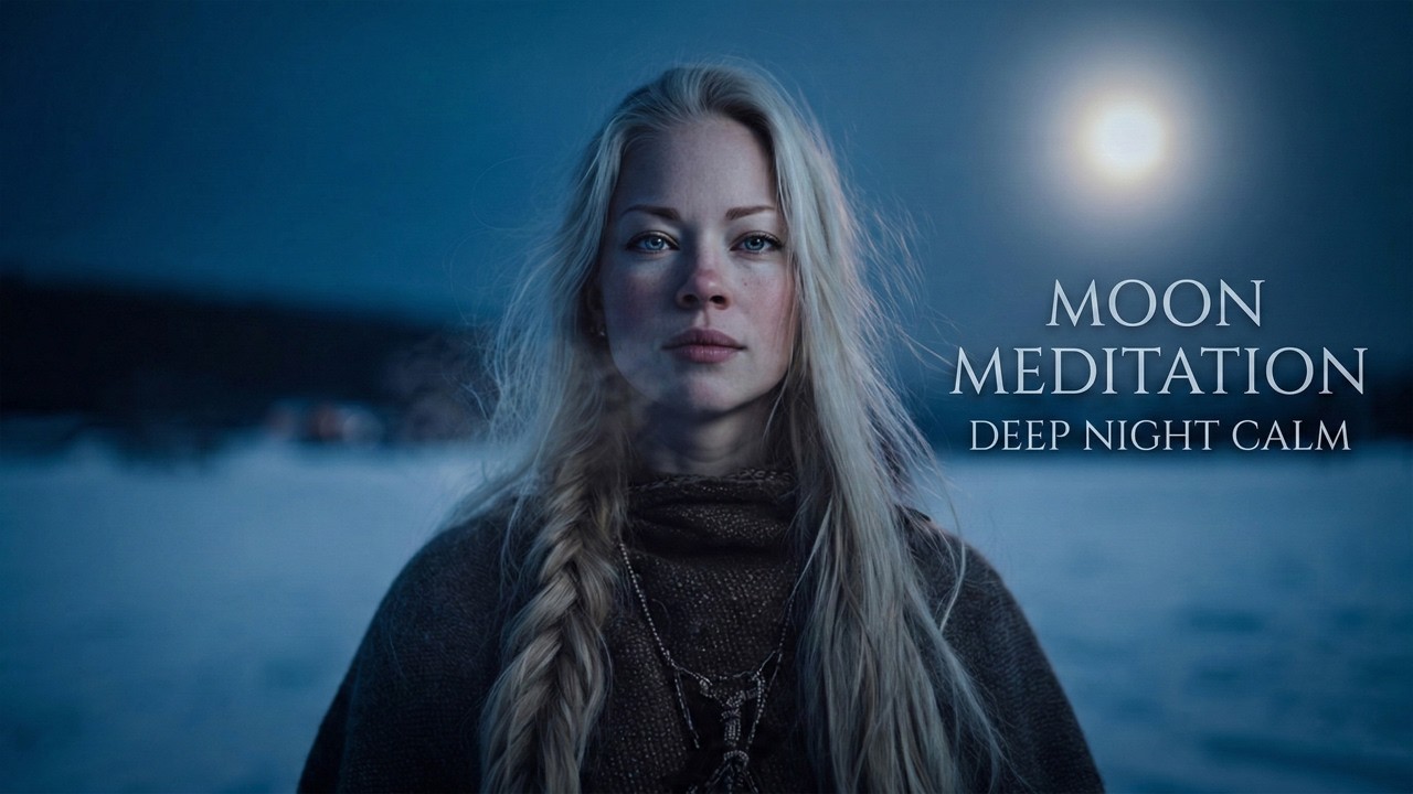 Mystic Harmony Sounds – 1 Hour Moonlight Meditation 🌙 Deep Night Ambience
