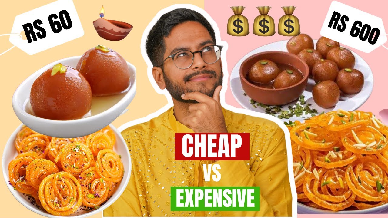 BEST EVER CHEAP VS EXPENSIVE CHALLENGE  - DIWALI EDITION 💸💰| DID I GUESS EVERYTHING RIGHT ??