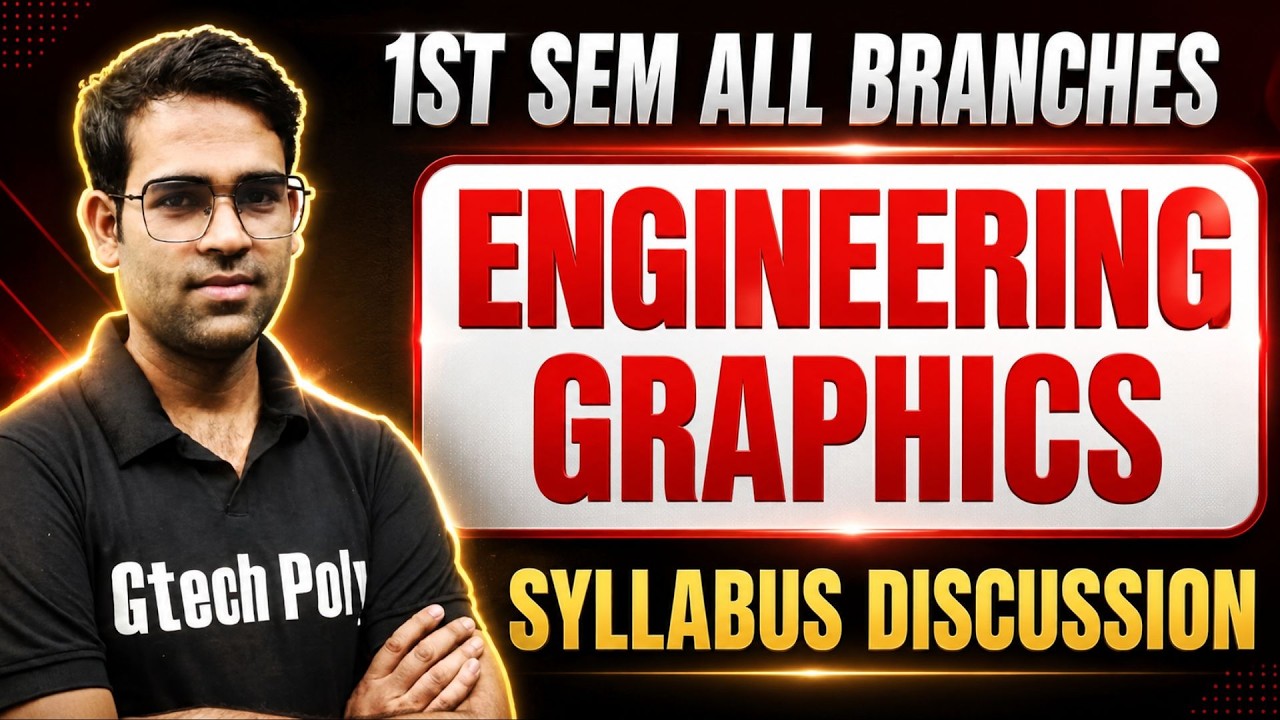 Engineering Graphics | Syllabus Discussion | Mission 2.0 | BTEUP 2026-27 @gtechpoly