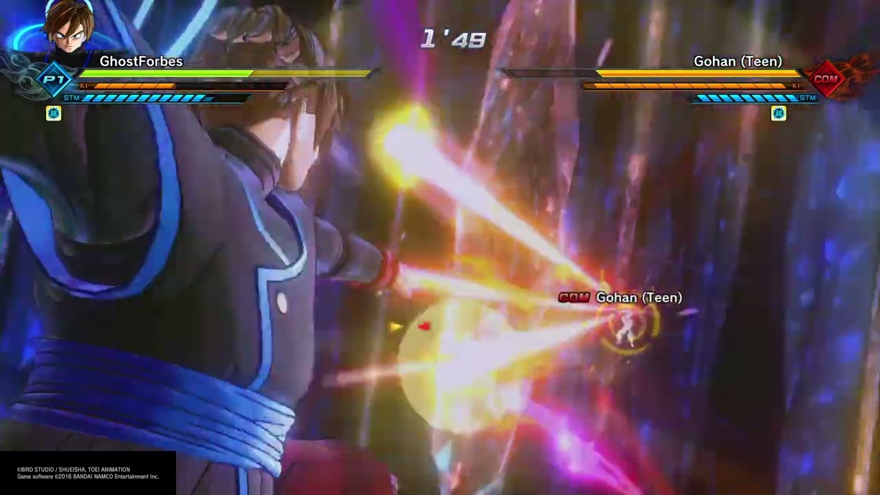 Dragon ball xenoverse 2 fighting teen Gohan 