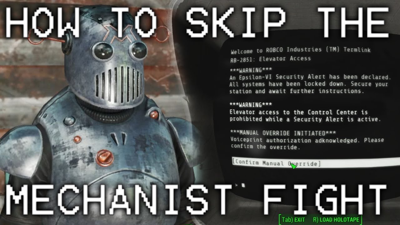 Fallout 4 Automatron: Как пропустить бой с Механистом