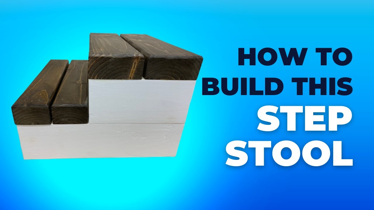 Kids Step Stool | Wooden Kitchen Stool | 2x4 DIY Project | Weekend Project | Vacation House Decor