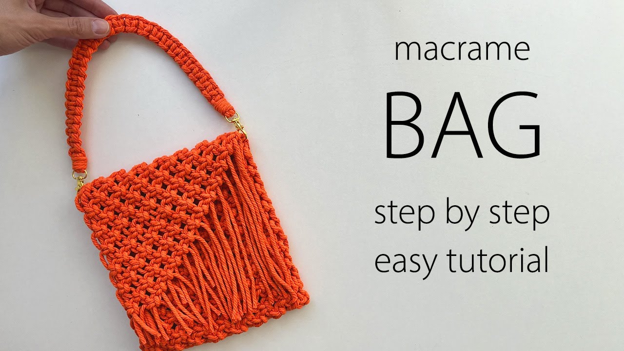 STOP Buying Macrame Bags and Make Your Own in 1 Hour