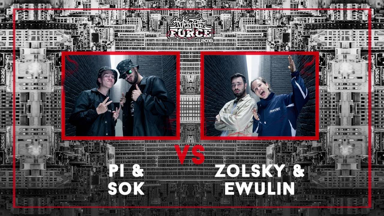 INFINITE FORCE 2016 // HIP HOP SEMI FINAL // SOK & PI VS ZOLSKY & EWULIN