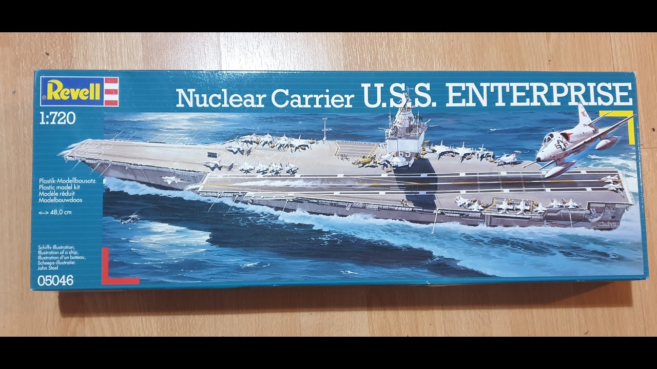Revell 1/720 U.S.S Enterprise CVN65 part1