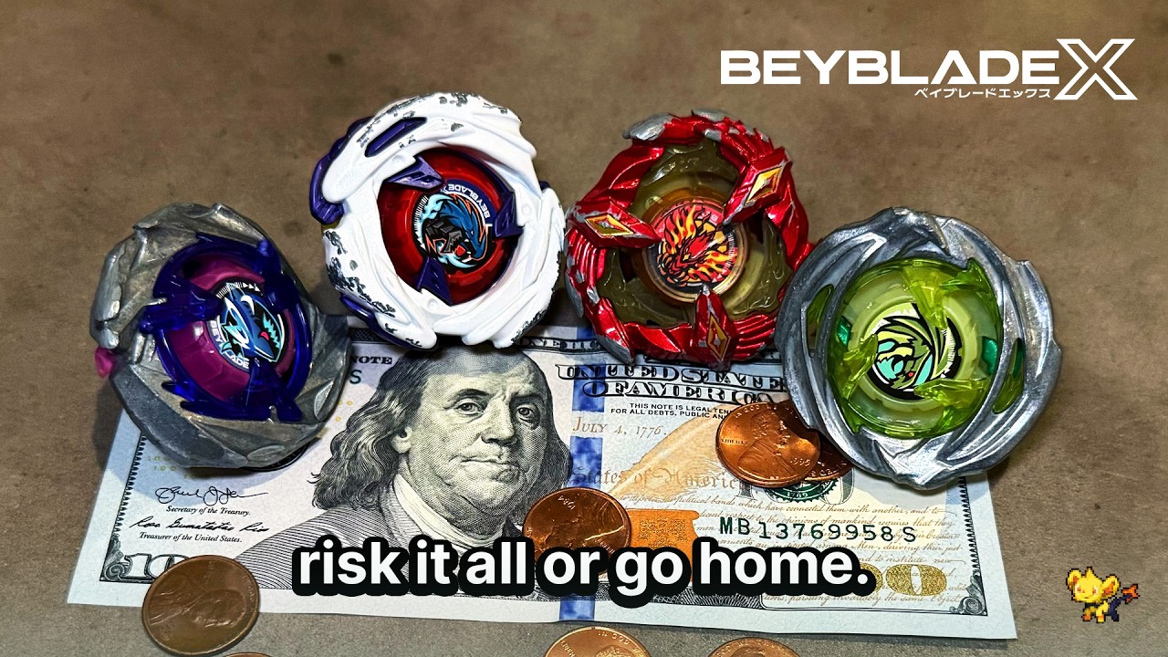 competitive beyblade x, except we play wager matches only (tournament vlog)